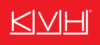 KVH logo white on red box 