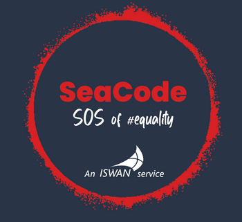 Logo - SeaCode - an ISWAN service 
